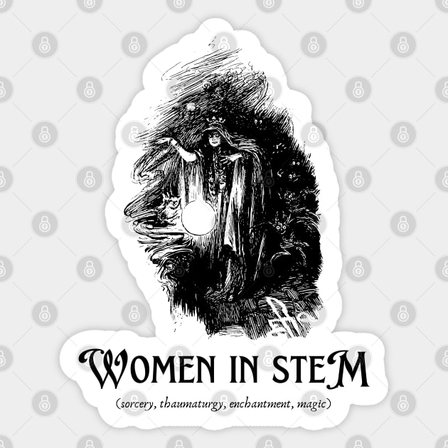 Women in STEM Sticker by little-axii